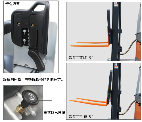 舒适的靠背